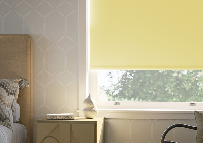 Trinity (Blackout), Daffodil Yellow - Roller Blind - Image 5
